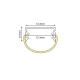 CRUZ ALUMINUM PROFILE WITH OPAL COVER 2m/pc P163U