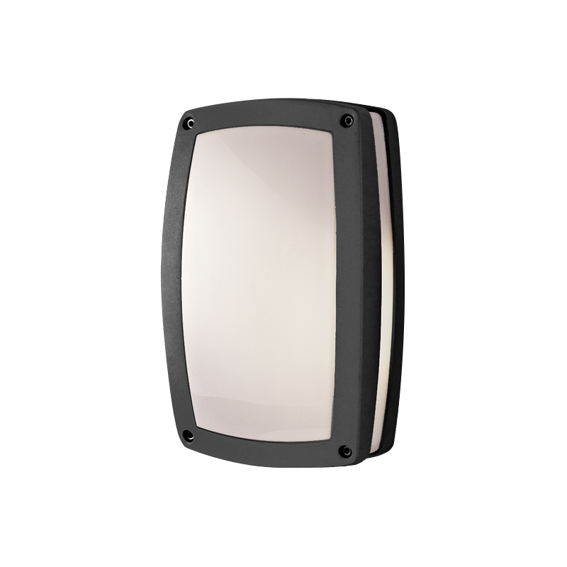 WALL LAMP E27 2X18W OPAL WITHOUT BRAID RAL7016M HI5612GDS