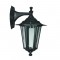 WALL LATERN LAMP BLACK IR44 E27 E27 60W BOTTOM RAL C0026 HI6022BMS