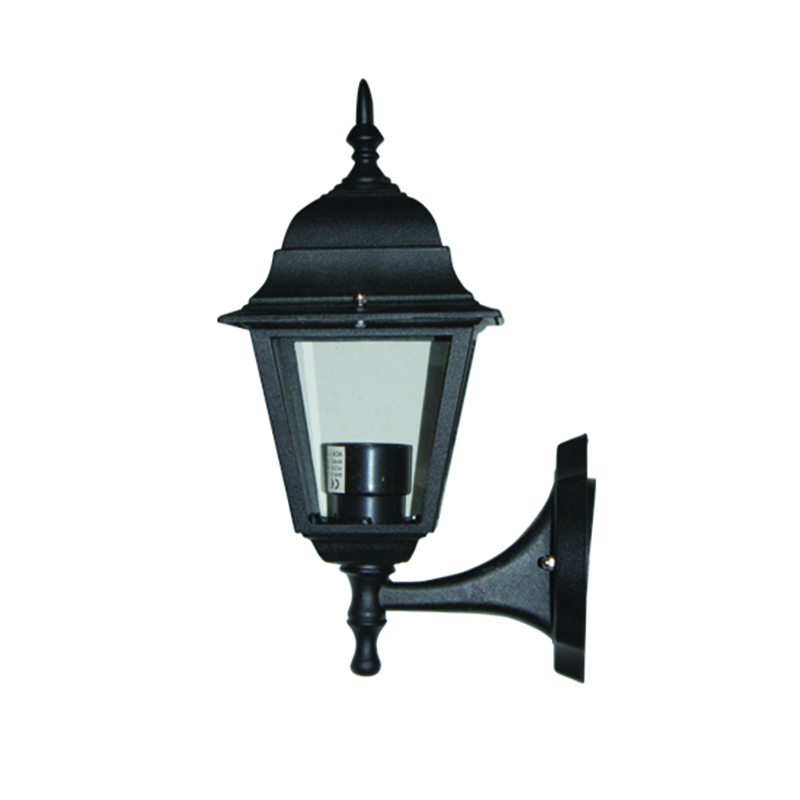WALL LATERN LAMP BLACK IR44 E27 60W WALL LIGHT BLACK IR44 E27 60W TOP RAL C0026 HI6041BMS