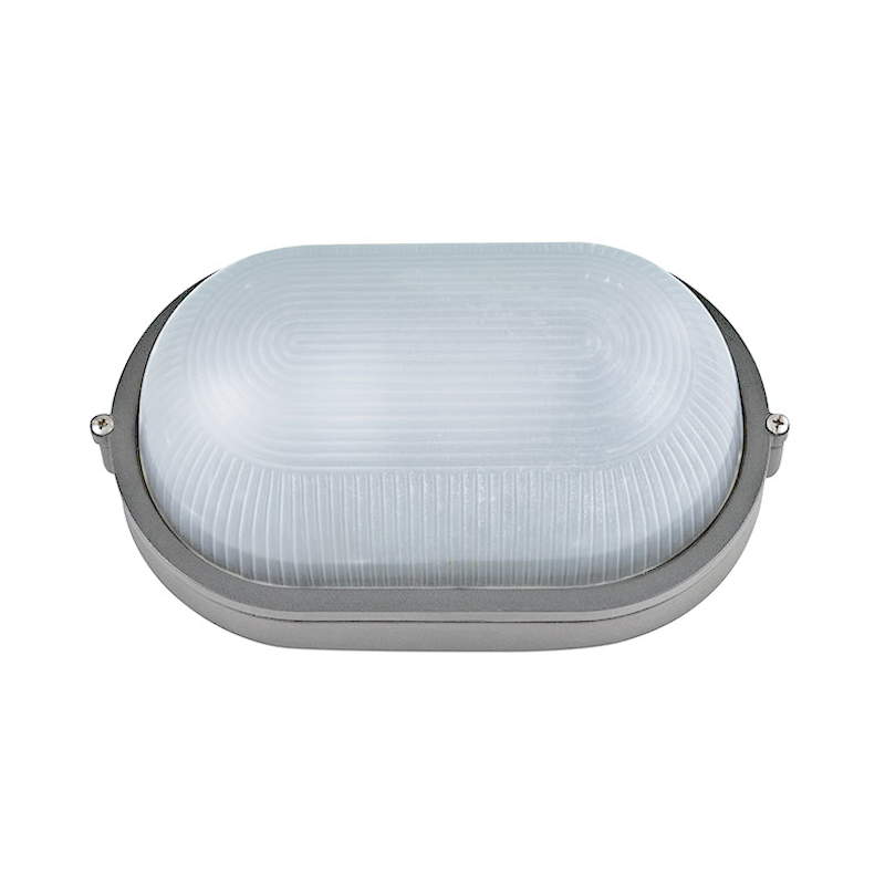 BULKHEAD OVAL 21cmX. GREY CAST RAL7016M HI5032GDS