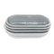 BULKHEAD OVAL 21cm WITH WHITE COVER RAL C3619M HI5033WMS