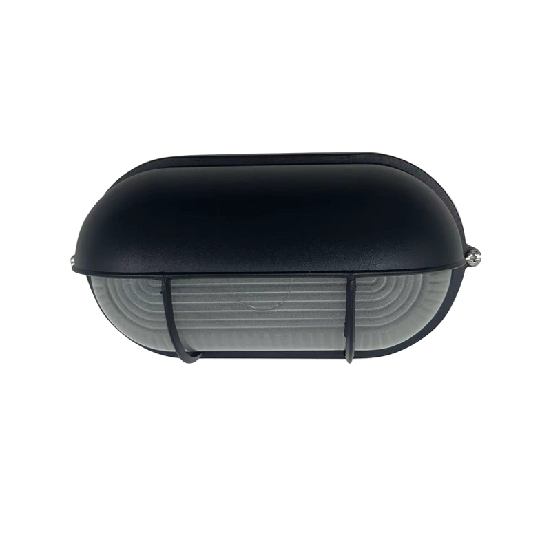 BULKHEAD BLACK IP54 E27 60W RAL C0026 HI5035BMS