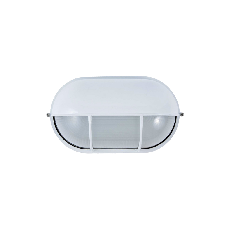 BULKHEAD WHITE IP54 E27 60W RAL C3619M HI5035WMS