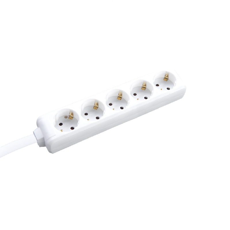 MULTISTRIP 5 SOCKETS WITH CHILD PROTECTION NO SWITCH 16A IP20 WITH CABLE H05VV-F 3x1.5mm2/3m NET BMS20C53