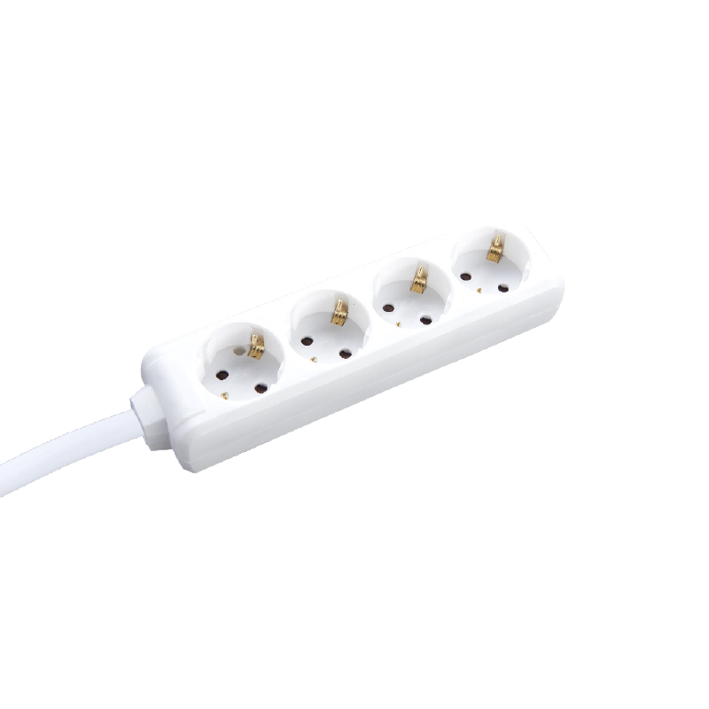 MULTISTRIP 4 SOCKETS WITH CHILD PROTECTION NO SWITCH 16A IP20 WITH CABLE H05VV-F 3x1.5mm2/5m NET BMS20C45
