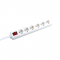 MULTISTRIP 6 SOCKETS WITH CHILD PROTECTION & SWITCH 16A IP20 WITH CABLE H05VV-F 3x1.5mm2/5m NET BMS20CS65