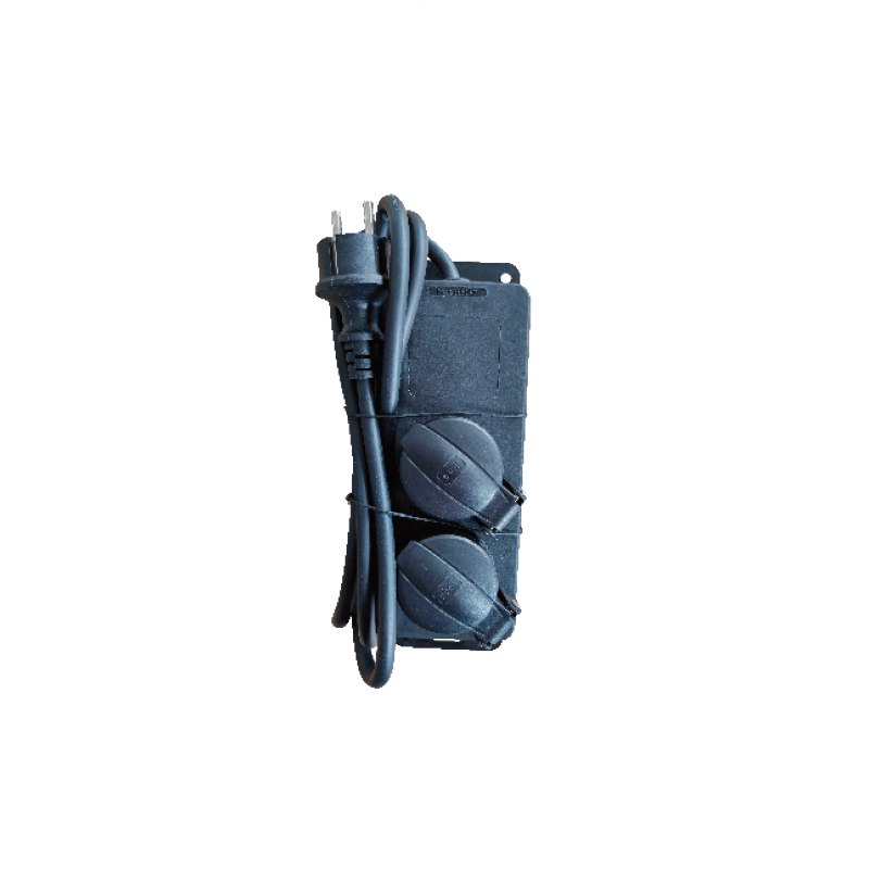 MULTISTRIP 2 SOCKETS WITH CHILD PROTECTION NO SWITCH 16A IP44 WITH CABLE H05RR-F 3x1.5mm2/ 1.5m NET BMS44C215