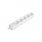 MULTISTRIP 5 SCHUKO SOCKETS WITH CHILD PROTECTION NO SWITCH NO CABLE 16A IP20 BMS205