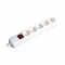 MULTISTRIP 5 SCHUKO SOCKETS WITH CHILD PROTECTION WITH SWITCH NO CABLE 16A IP20 BMS20S5