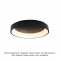 CEILING LUMINAIRE LED 80W DIMMER 3000K 4100LM BLACK METAL D78XH14CM APOLLO BR81LEDC78BKD