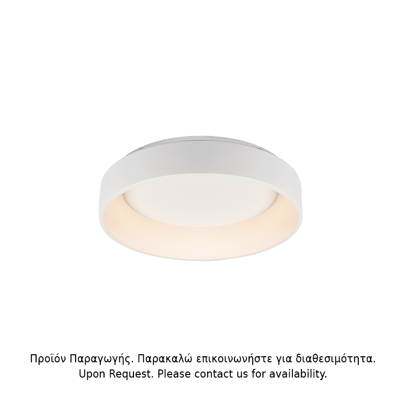 CEILING LUMINAIRE LED 34W DIMMER 3000K 1700LM WHITE METAL D45XH14CM APOLLO BR81LEDC45WHD