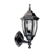 WALL LANTERN BLACK IR44 E27 60W TOP RAL C0026 HI6171BMS