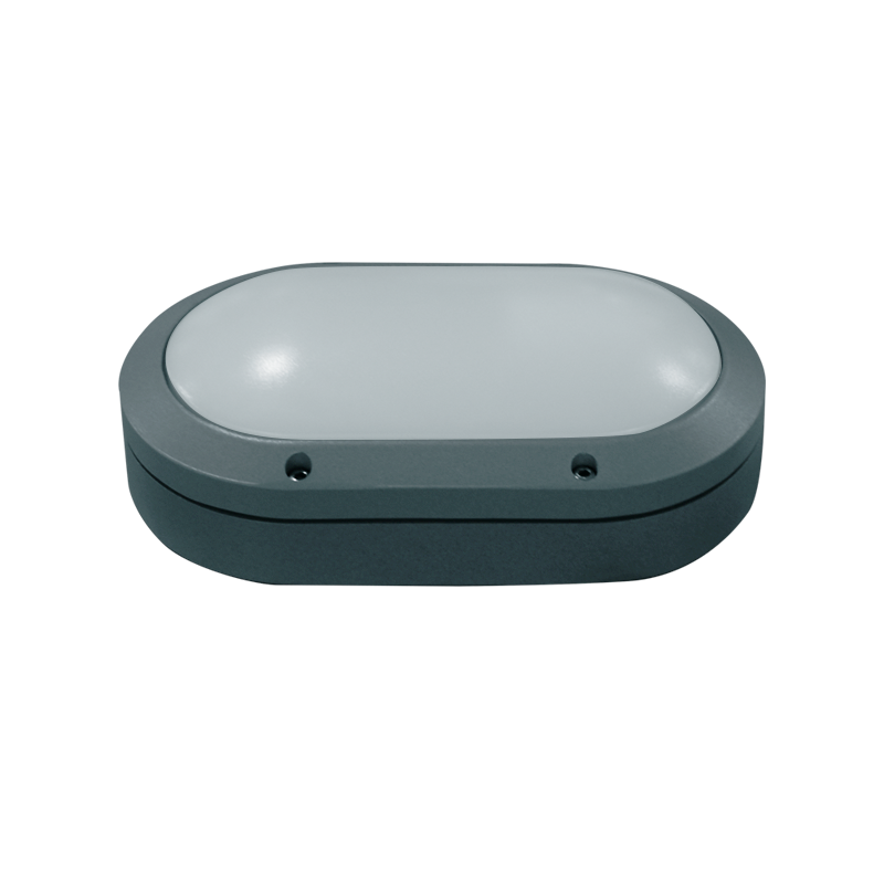 WALL LAMP GREY ΙΡ54 Ε27 max.60W  280 x 185 x 96mm  RAL 7016Μ HI4022GDS