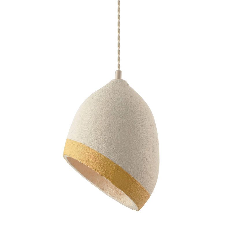 ^ NETTO PENDANT 1XE27 WHITE/YELLOW CLAY Φ20ΧΗ120CM V372281PWY