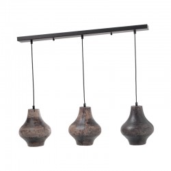 ^ NETTO PENDANT LUMINAIRE 3XE27 BROWN CLAY Φ20Χ84ΧΗ120CM V372643PSB ^ NETTO PENDANT LUMINAIRE 3XE27 BROWN CLAY Φ20Χ84ΧΗ120CM V372643PSB