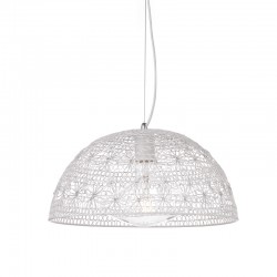 ^ NETTO PENDANT LUMINAIRE 1ΧΕ27 WHITE FABRIC & METAL Φ40ΧΗ120CM GN799401PW ^ NETTO PENDANT LUMINAIRE 1ΧΕ27 WHITE FABRIC & METAL Φ40ΧΗ120CM GN799401PW