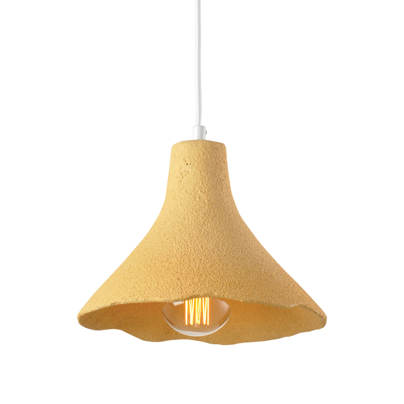 ^ NETTO PENDANT 1XE27 YELLOW CLAY Φ25ΧΗ120CM V372291PYW
