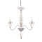 ^ NETTO PENDANT 3ΧΕ14 METALLIC WHITE+ GOLD WIRE Φ55ΧΗ109CM EG168203PW