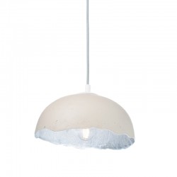 ^ NETTO PENDANT LUMINAIRE 1XE27 WHITE/SILVER CLAY Φ25ΧΗ120CM V3729251PWS ^ NETTO PENDANT LUMINAIRE 1XE27 WHITE/SILVER CLAY Φ25ΧΗ120CM V3729251PWS