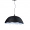 ^ NETTO PENDANT LUMINAIRE 1XE27 BLACK/SILVER CLAY Φ45ΧΗ120CM V3729451PBS
