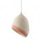 ^ NETTO PENDANT 1XE27 WHITE/PINK CLAY Φ20ΧΗ120CM V372281PWP
