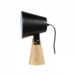 ^ NETTO TABLE LIGHTING 1ΧΕ14 WOOD+BLACK METAL 15Χ15ΧΗ29,5CM TF177491TBK ^ NETTO TABLE LIGHTING 1ΧΕ14 WOOD+BLACK METAL 15Χ15ΧΗ29,5CM TF177491TBK
