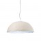 ^ NETTO PENDANT LUMINAIRE 1XE27 WHITE/SILVER CLAY Φ45ΧΗ120CM V3729451PWS