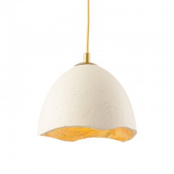 ^ NETTO PENDANT 1XE27 WHITE/GOLD CLAY Φ20ΧΗ17CM V3722201PWG ^ NETTO PENDANT 1XE27 WHITE/GOLD CLAY Φ20ΧΗ17CM V3722201PWG