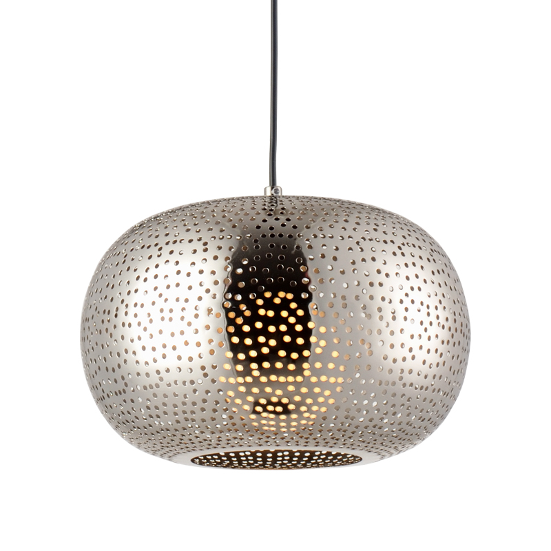 ^ NETTO PENDANT 1XE27 SILVER METAL Φ30ΧΗ120CM V371131PS
