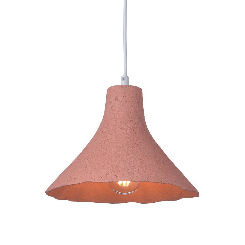 ^ NETTO PENDANT 1XE27 PINK CLAY Φ25ΧΗ120CM V372291PPK