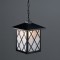 ^ NETTO PENDANT 1XE27 METAL BLACK+GLASS 26Χ26ΧΗ120CM EG166201PB