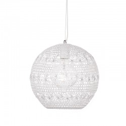 ^ NETTO PENDANT LUMINAIRE 1ΧΕ27 WHITE FABRIC & METAL Φ30ΧΗ120CM GN799301PW ^ NETTO PENDANT LUMINAIRE 1ΧΕ27 WHITE FABRIC & METAL Φ30ΧΗ120CM GN799301PW