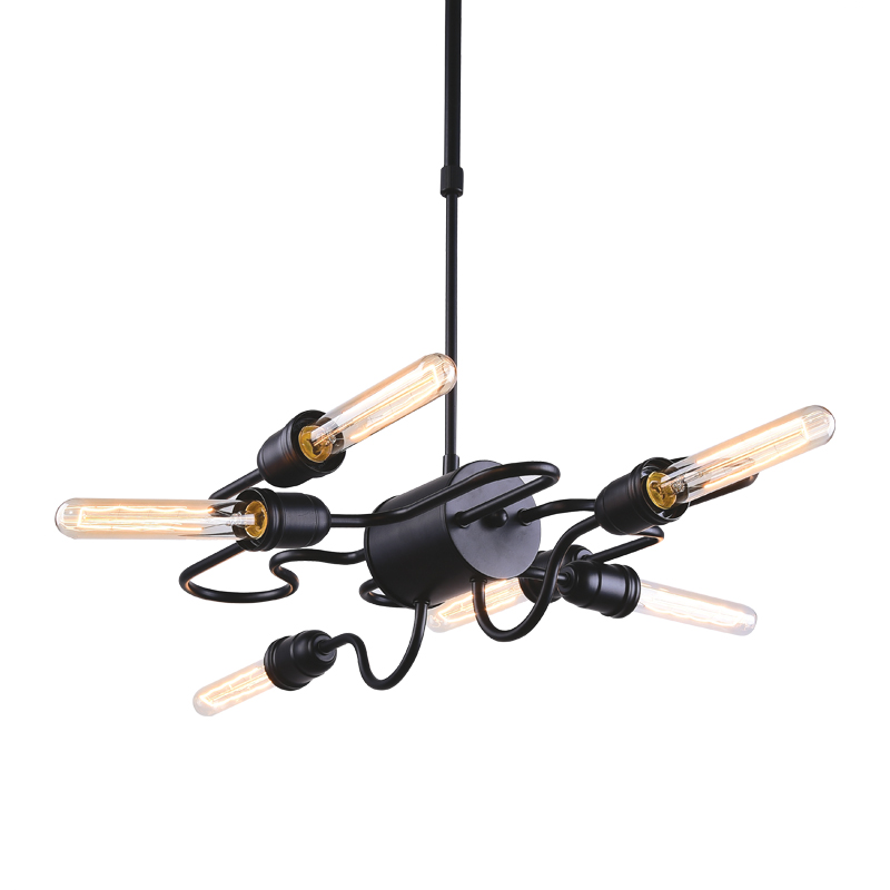 ^ NETTO PENTAND 6ΧΕ27 METAL BLACK 63X71XH95CM EG166596PB