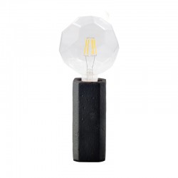 ^ NETTO TABLE LUMINAIRE 1XE27 BLACK CLAY 6Χ6ΧΗ15CM V372011TBK ^ NETTO TABLE LUMINAIRE 1XE27 BLACK CLAY 6Χ6ΧΗ15CM V372011TBK