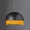 ^ NETTO PENDANT L/F METAL BLACK /BRASS +THREAD Φ40ΧΗ100CM DCR1711740P