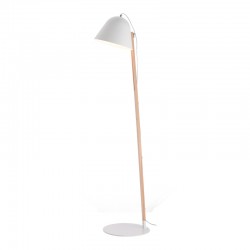 ^ NETTO FLOOR LUMINAIRE 1ΧΕ27 WOOD+METALLIC WHITE 33Χ35,6ΧΗ136CM GN461FWW ^ NETTO FLOOR LUMINAIRE 1ΧΕ27 WOOD+METALLIC WHITE 33Χ35,6ΧΗ136CM GN461FWW