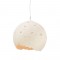^ NETTO PENDANT LUMINAIRE 1XE27 WHITE CLAY Φ35ΧΗ120CM V372261PWH