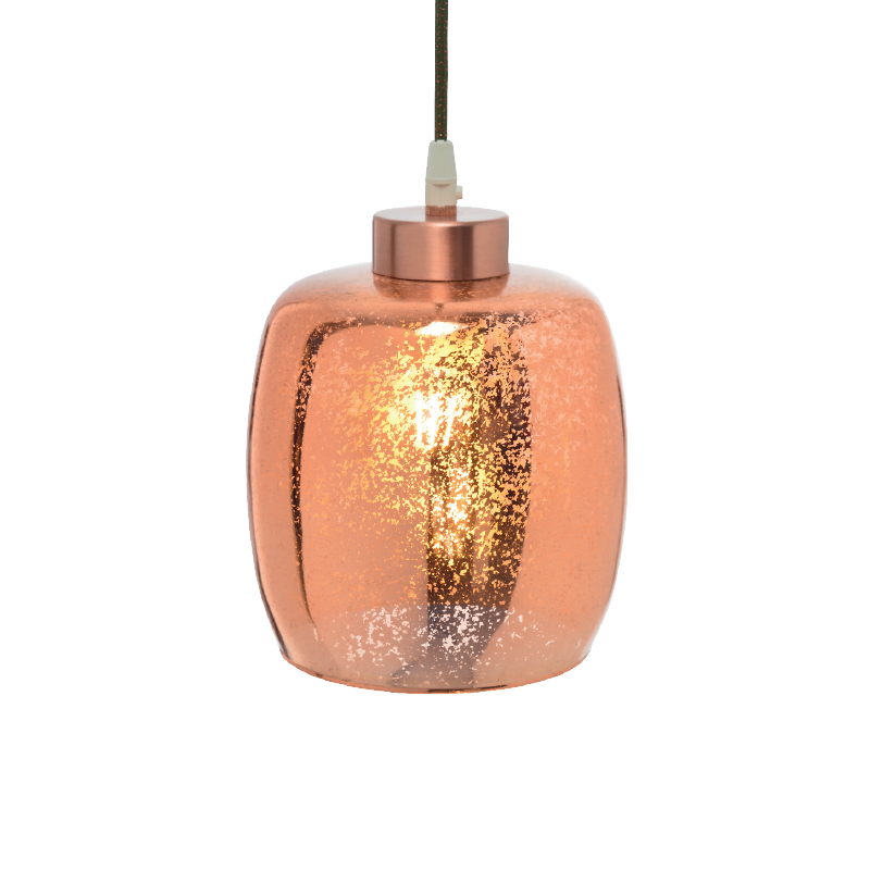 NETTO GLASS BRASS D17 X H18 CM E27 1921V1