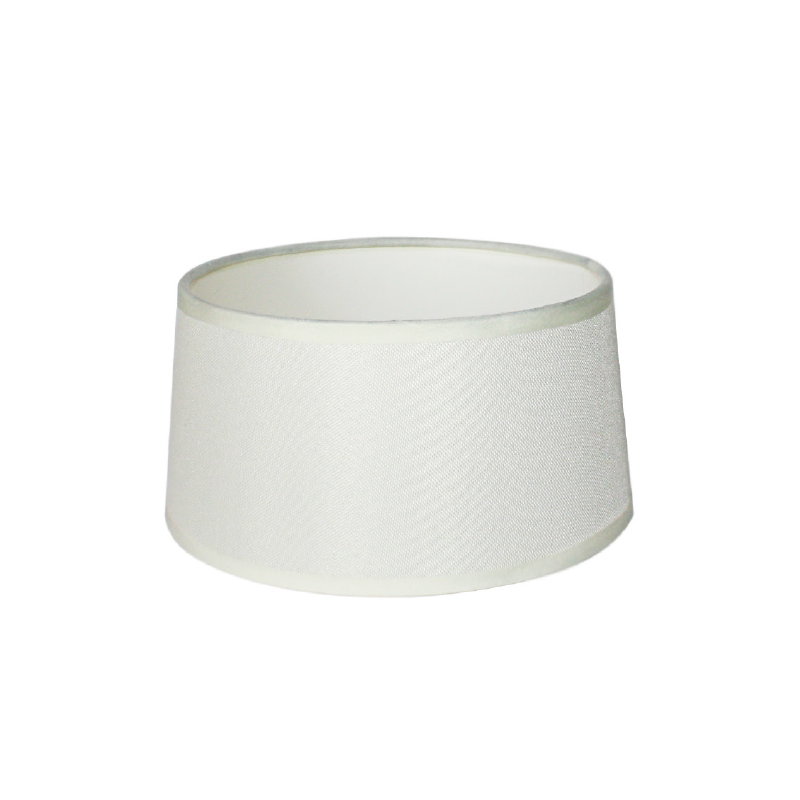 NETTO SHADE FABRIC WHITE WITH BASE FOR E27 Φ20CM X H10CM SHADE8033W