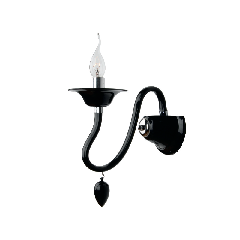 NETTO PENDANT 6X40W E14 ACRYLIC BLACK SF3631105WL