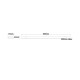 LED LINEAR LUMINAIRE 19W 1650LM 3000K 120° 230V AC IP40 Ra>80 30.000HRS RIMO1930