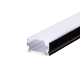 BLACK MICRO ALUMINUM PROFILE WITH OPAL PC DIFFUSER 2m/pc P151BU