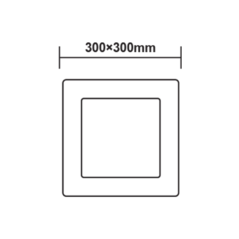 LED SLIM PANEL NM SQUARE CEIL.23W 4000K 2120Lm 288x288mm 230V AC Ra80 VEKO2340SNM LED SLIM PANEL NM SQUARE CEIL.23W 4000K 2120Lm 288x288mm 230V AC Ra80 VEKO2340SNM
