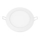 LED SLIM PANEL WHITE ROUND REC. 12W 3000K 1040Lm Φ170mm 230V AC Ra80 PENU1230RW