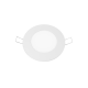 LED SLIM PANEL WHITE ROUND REC. 6W 6500K 470Lm Φ119mm 230V AC Ra80 PENU665RW