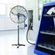 INDUSTRIAL STAND FAN, METALLIC, BLACK WITH 2 BLACK BLADES, DIAM65, AC 150W FANSPPB80 INDUSTRIAL STAND FAN, METALLIC, BLACK WITH 2 BLACK BLADES, DIAM65, AC 150W FANSPPB80