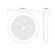 ^ LED PLASTIC POOL LUMINAIRE 20W RGB 110° IP68 12V DC Φ210Χ20mm PISC20RGB