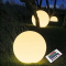 SOLAR/RECHARGEABLE RGBW LED BALL D35cm IP54 LiFePO4 1800mAh SOLB35RGBW