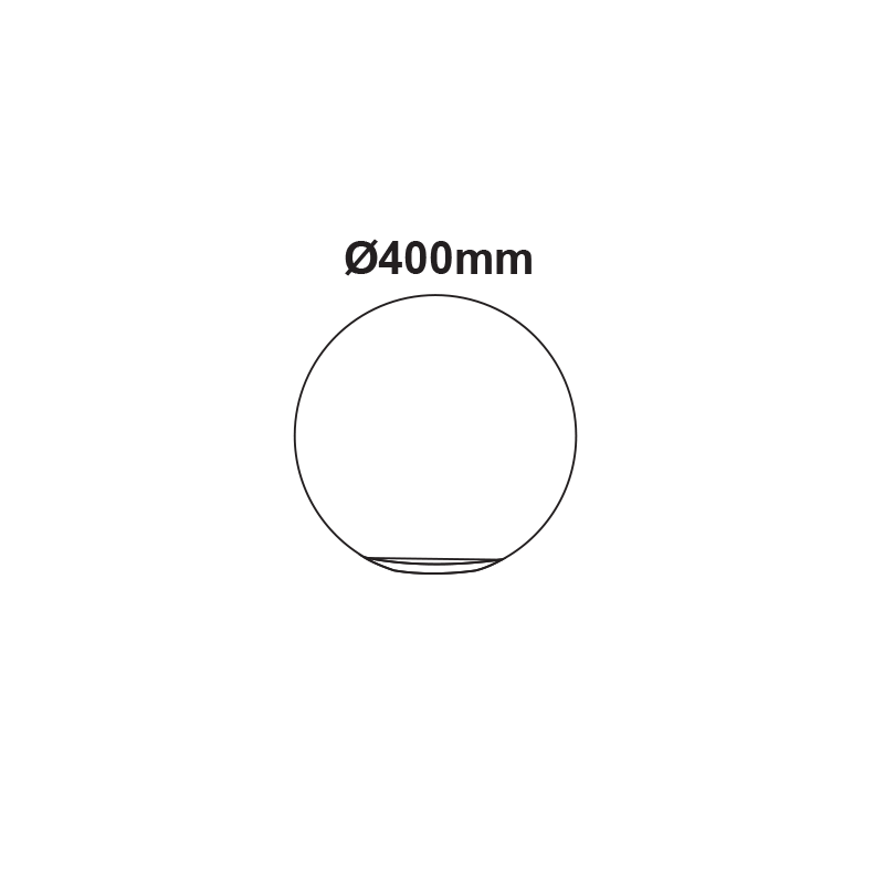 SOLAR/RECHARGEABLE RGBW LED BALL D40cm IP54 LiFePO4 1800mAh SOLB40RGBW
